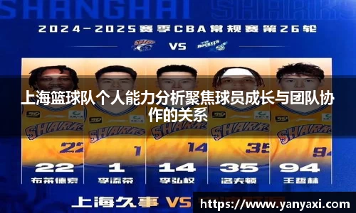 上海篮球队个人能力分析聚焦球员成长与团队协作的关系