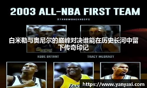 白米勒与奥尼尔的巅峰对决谁能在历史长河中留下传奇印记